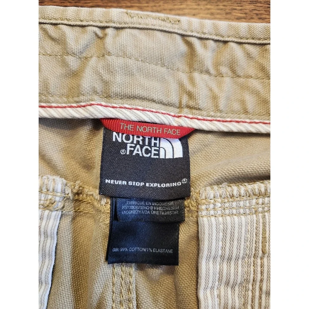 The North Face Canvas‎ Hiking Work Pants Light Brown Men's Size 36x29.5